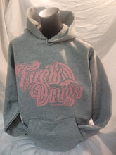 Load image into Gallery viewer, Fuck Drugs-Gray Hoodie
