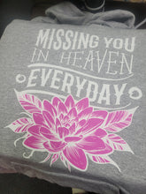 Load image into Gallery viewer, &quot;Missing You in Heaven Everyday&quot; Hoodie
