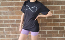 Load image into Gallery viewer, &quot;Love Never Dies&quot; Infinity Symbol T-Shirt
